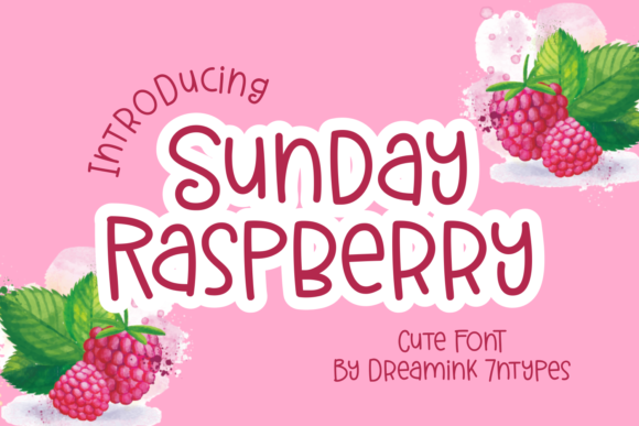 A Maker’s Font Crush: Sunday Raspberry