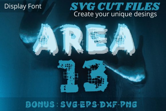 Area 13 Font Brings an Unforgettable Mood to Handmade Labels
