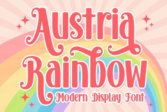 Austria Rainbow: A Display Font That Elevates Digital Branding