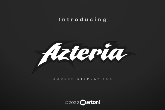 Azteria Display Font for Handmade Labels & Printables