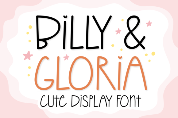 Billy and Gloria: A Friendly Display Font for Human-Centered Web Design