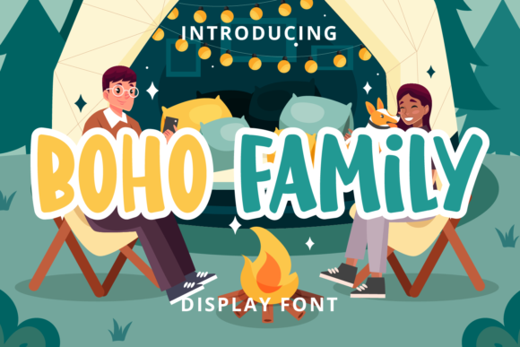 Boho Family: A Playful Display Font That Makes Your Brand Feel Like Home