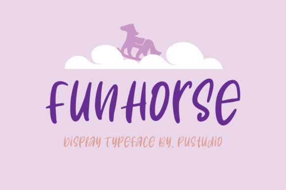 Fun Horse: A Playful Paint-Brushed Display Font for Handmade Creators