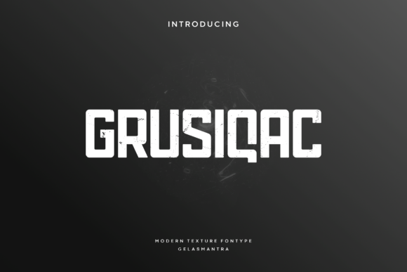 Grusiqac: A Modern Sci-Fi Font for Brand Builders