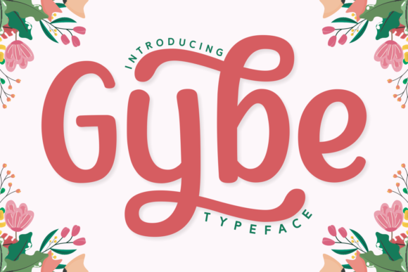 Gybe Display Font: A Round and Lively Choice for Playful Branding