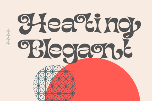 Heating Elegant: A Bold Retro Serif for Editorial Design