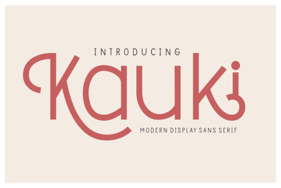 Kauki: A Display Font That Brings Handcrafted Charm
