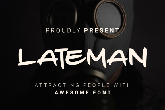 Lateman Font: Friendly Uppercase Typeface for Branding