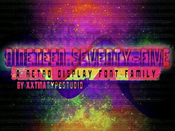 Nineteen Seventy-Five Display Font for Editorial Design