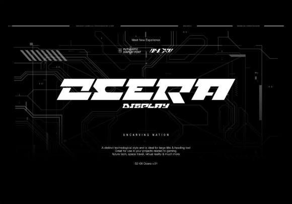 Ocera — A Designer's First Look at This Display Typeface