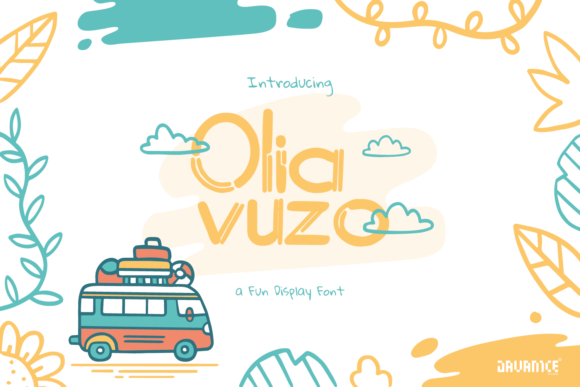 Olia Vuzo: The Display Font for Bold Campaign Visuals