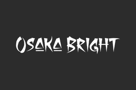 Osaka Bright: A Display Font That Makes Campaign Headlines Unmissable