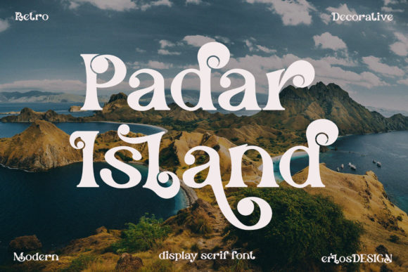 Padar Island: A Charming Display Font for Editorial Creatives