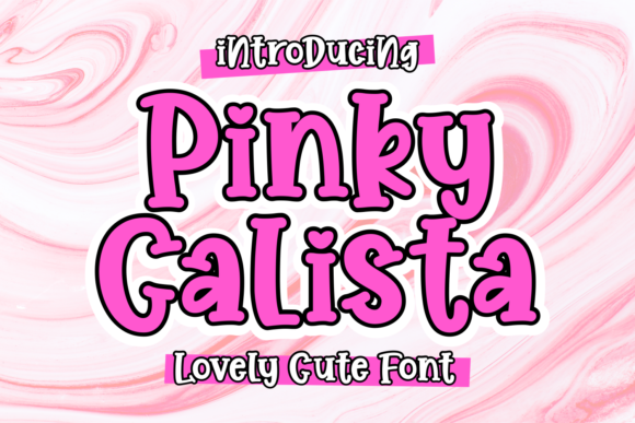Pinky Calista: A Playful Display Typeface for Editorial Projects