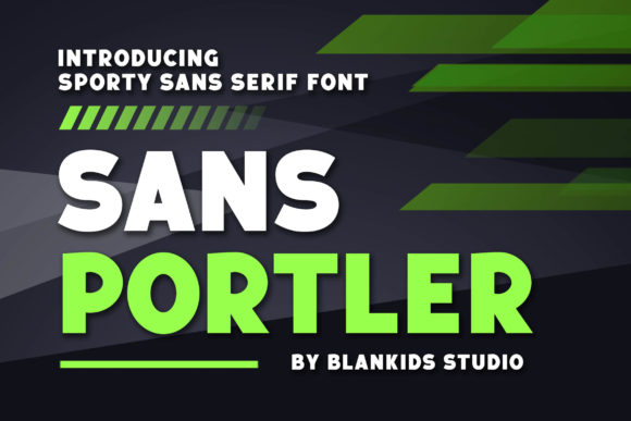 Sans Portler: A Bold Display Font for Marketing Creatives