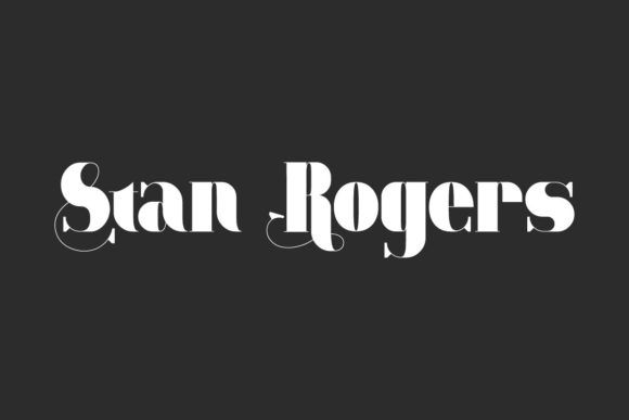 Stan Rogers: A Display Font That Makes Your Brand Feel Intentional
