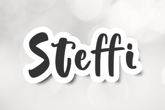 Steffi: A Hand-Drawn Typeface for Editorial Warmth