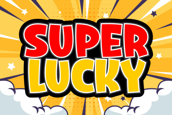 Super Lucky: A Quirky Display Font for Makers and Shops