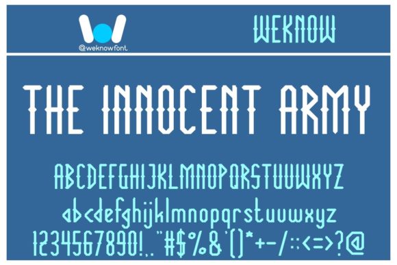 The Innocent Army: A Display Font That Feels Like a Creative Ally