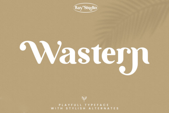 Wastern Font: A Playful Display Typeface for Bold Branding