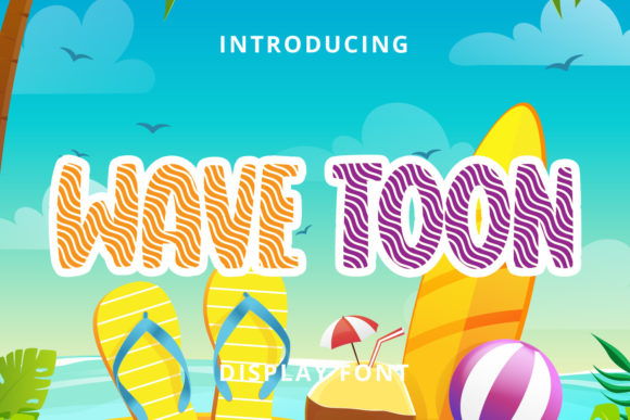 Wave Toon: The Jolly Display Font for Campaign Creatives