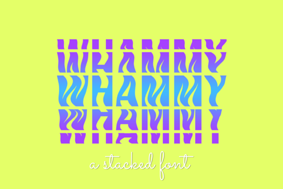 Whammy: A Display Font That Helps Small Businesses Shine