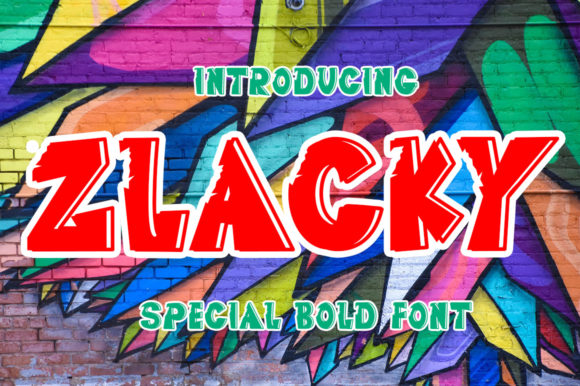 Zlacky: A Display Font That Makes Campaigns Pop